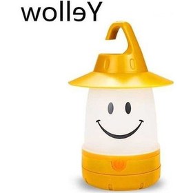 Resim Prestigegoods Gece Işık Pille Çalışan Taşınabilir Kamp Çadırı Fener D Sarı Sarı 