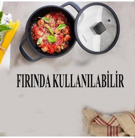 Resim Schafer Hektor Döküm Mini Tencere 18 Cm Siyah 