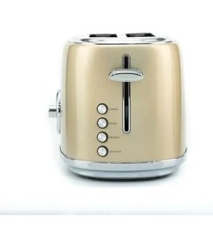 Resim Esmo Home Berghoff Gem Metallic 2 Dilim Ekmek Kızartma Makinesi - 815 W, Paslanmaz Çelik Gövde | Gold 