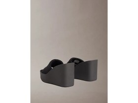 Resim Calvin Klein Kadın Wedge Canvas Detaylı Sandalet 