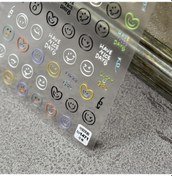 Resim 1 Adet 5d Mısır Kedi Nail Art Kawaii Çıkartmalar Bronzlaşmaya Karikatür Kedi Tasarım Kendinden Yapışkanlı Manikür Çıkartmaları Dekorasyon Aksesuarları Dıy Deve Renk 