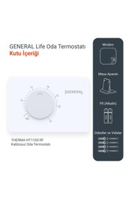 Resim GENERAL Life Therma HT110S RF Kablosuz Oda Termostatı 