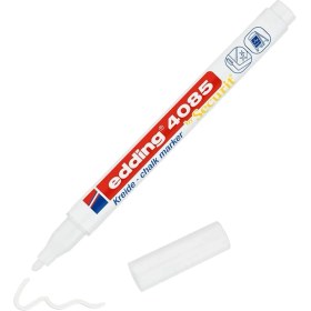 Resim Xnews 4085 Tebeşir Kalemi - Beyaz - 1 Tebeşir Kalemi - 1-2 mm Yuvarlak Uçlu 