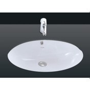 Resim Creavit Tp216 Tezgah Altı Oval Lavabo 37 x 51 CM Beyaz 