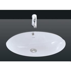 Resim Creavit Tp216 Tezgah Altı Oval Lavabo 37 x 51 CM Beyaz 