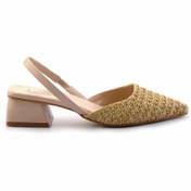 Resim Bambi Bej Hasır Kadın Espadril K01192120228 