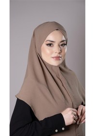 Resim Hürrem Bone Yavru Ağzı Pratik Hazır Geçmeli Tesettür Eşarp Aerobin Kumaş Çapraz Hijab 2307 35 Yavru ağzı 