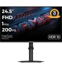 Resim Braventa Collection Gigabyte G25F2 24.5 1920X1080 Fhd 200Hz 1ms HDMI Dp HDR10 Freesync Premium IPS Monitör 