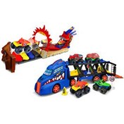 Resim Express Wheels Combo Animal Truck ve Launcher Playset 