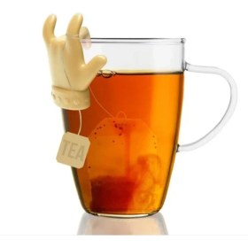 Resim 2'li Silikon Tutucu Çay ve Kahve Aksesuar Seti 