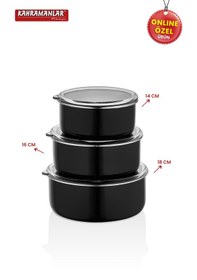 Resim Kahramanlar Prime Emaye Saklama Kabı 3'lü 