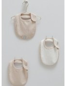 Resim Caramell Pamuk Hello Forest 3'lü Mama Önlüğü Crml.one1962 Bej 