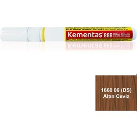 Resim Tam Örtücü Rötuş Kalemleri 1660 06 Ds Altın Ceviz Tam Örtücü Rötuş Kalem-12472 