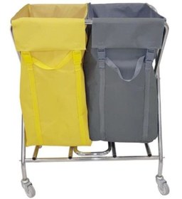 Resim Genel Markalar Çöp Toplama Arabası Çift Brandalı Krom 