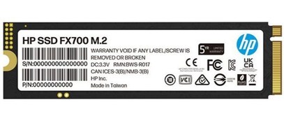Resim HP FX700 512GB 6300/3100MB/s M.2 2280 PCI Express 4.0 NVMe SSD 8U2N1AA 