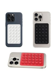 Resim Dorasan 3'Lü Telefon Arkası Silikon Vantuz Güçlü Tutucu Siyah, Beyaz, Kırmızı 3 Lü Set 