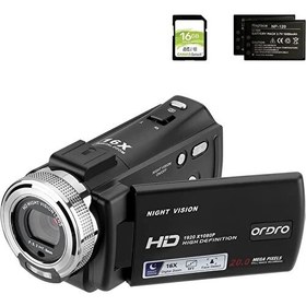 Resim ORDRO HDV-V12 HD 1080P Video Kamera Kaydedici NONAME