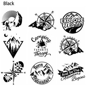 Resim Not 001-20 Cm-lazer-macera Spor Pusula Araba Etiket Wrap Vinil Çıkartması Dağ Araba-şekillendirici Oto Motor Kapağı Kap 