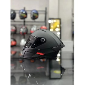 Resim MT Helmets Thunder 4 Matt Black Kask Şeffaf Vizörlü 