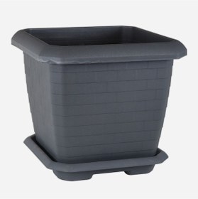 Resim Serinova Hisar Saksı 25,5 lt Antrasit 
