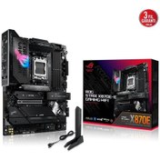 Resim Asus Rog Strıx X870e-e Gamıng Wıfı, 4xddr5, 5xm.2, Hdmı, Dp, Type-c, Pcıe 5.0, 2xwi-fi 7, Bluetooth V5.4, Am5 Soket Gamıng Anakart 