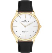 Resim Nacar Nc21-297228-dwl1 Erkek Kol Saati Altın - Siyah 