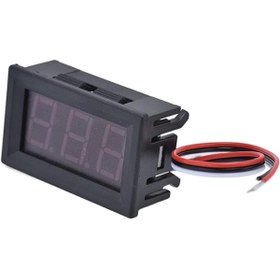 Resim TLS Robotik 0.56 inch 0-100V DC 3 Kablolu Dijital Panel Kırmızı Voltmetre Düşük Kalite 
