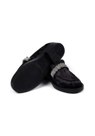 Resim Bestello Taşlı Termoplastik Loafer 281-9038 Kadın Ayakkabı Siyah 