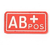 Resim KORDAK AB RH (+) Pozitif Kan Grubu Peç Arma - Tactical Patch 