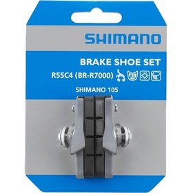 Resim Shimano 105 Yol Fren Pabucu R55c4 Br-r7000 1 Çift Gri 