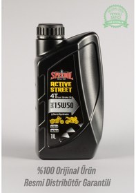 Resim 15w-50 Active Street Yarı Sentetik 4t Motosiklet Yağı 