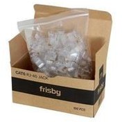 Resim Frisby Fnw-Rj4520N Cat6 Rj45 Utp Altın Uç 100 Adet 