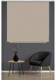 Resim 608 Koyu Bej Güneşlik Stor Perde Ofis Mutfak Perdesi Çocuk Odası Yatak Odası Salon Perde Koyu Bej 