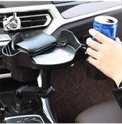 Resim Araba Plaka Masa Depolama Rafı Su Bardağı Tepsisi Bardak Tutucu Tepsi Braketi 