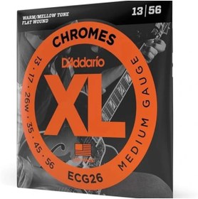 Resim AyrStore Ecg26 Elektro Gitar Teli, Chromes, 13 56, Medium Gauge 