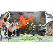 Resim Dinazor Avcısı Helikopter ve Figür G124-46 