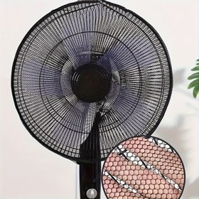 Resim 1 adet Yıkanabilir Fan Filtresi - Parmak Korumalı Toz Geçirmez Güvenlik Ağı, Ev ve Ofis Kullanımı İçin Hava Kalitesini Artırır 