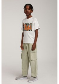 Resim Xo Kids Erkek Çocuk Pantolon 4-8 Yaş 2556 Yeşil 