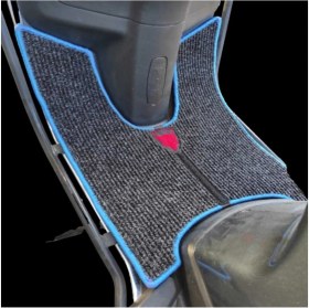 Resim Motosiklet Aksesuar Koruyucu Paspas Volta Revolt Rs4 50CC Uyumlu Mavi Kenar Overloklu 