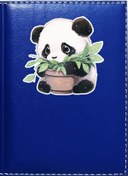 Resim Promosyon Denizi Sevimli Panda 1 Görselli Lacivert Ruhsat Kabı 