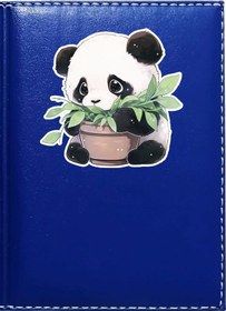Resim Promosyon Denizi Sevimli Panda 1 Görselli Lacivert Ruhsat Kabı 