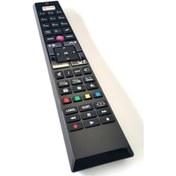 Resim Vestel Lcd Led Tv Kumanda Netflix Tuşlu + 2 Pil 