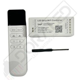 Resim Tuya Destekli Wifi Kontrollü Kumandalı Rgbw Şerit Led Kontrol Devresi 5-24v 