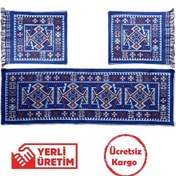 Resim Oto Koltuk Kilim Seti - Çift Yön Ön Ve Arka Koltuk 3 Parça Takım 