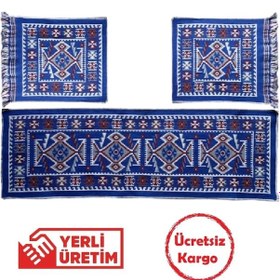 Resim Oto Koltuk Kilim Seti - Çift Yön Ön Ve Arka Koltuk 3 Parça Takım 
