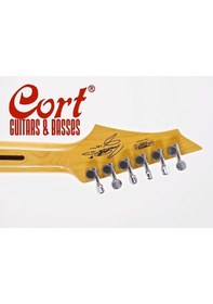 Resim Cort Garage1 Bks Elektro Gitar Siyah Satin - Çantalı 
