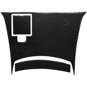 Resim Nissan 350z 2006-2009 İçin Araba Karbon Fiber Merkez Konsol Arka Dekoratif Etiket 1 Adet 