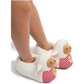 Resim Kuzu Kadın Hayvanlı Panduf Beyaz 36/41 4092306 