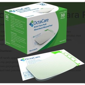 Resim Medikaltec Octacare Emici Yara Pedi 7,5 Cm X 10 Cm 50 Adet 