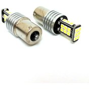 Resim Femex P21W Non-Direction 1156 Tek Duy 3030 Chip 24Smd Beyaz Led A 